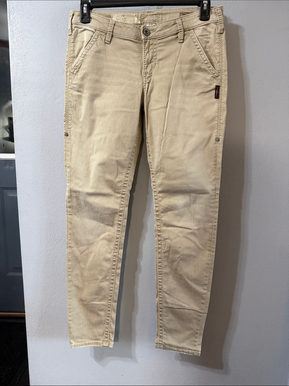 Silver Jeans Women's Skinny Jeans in Light Khaki